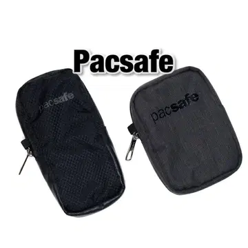 Pacsafe 세트 RFID 가제트 트래블 파우치 블랙 스마트폰