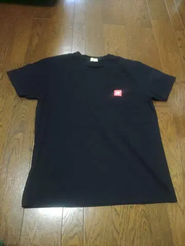 TES BUHI 개 티셔츠 포켓 티 택 XL 블랙