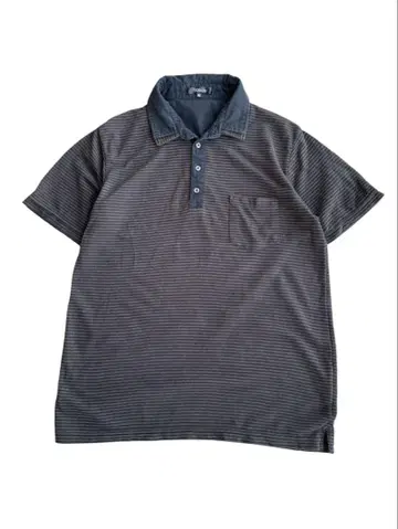 layered design border polo shirt