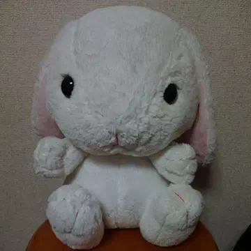 포테우사롭피 화이트 토끼 봉제 인형