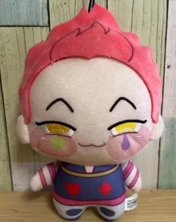 봉제 인형 캐릭터 핑크 머리