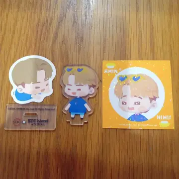 BTS 스시로 아크릴 스탠드 스티커 피크 지민 3세트