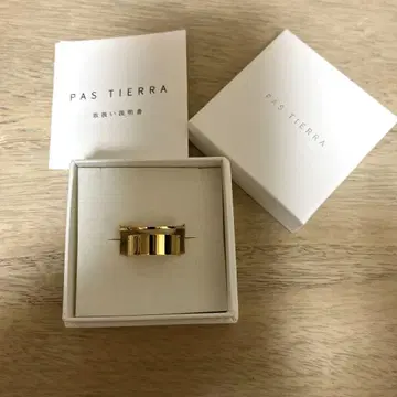 새상품급 PAS TIERA 골드 링