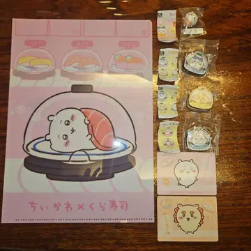 치이카와 (먼작귀) 쿠라스시 클리어 파일 마그넷 피규어 카드