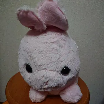 느긋한 토끼 봉제 인형 펑펑