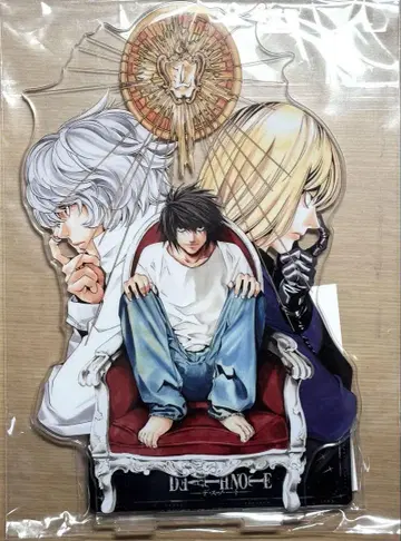 DEATHNOTE L&니아&멜로 BIG 아크릴 스탠드 럭키 캔뱃지