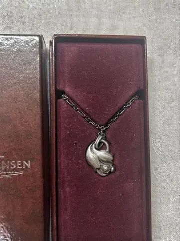 GEORG JENSEN 실버 펜던트 목걸이