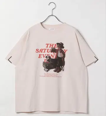 LEPSIM THE SATURDAY EVENING POST 티셔츠