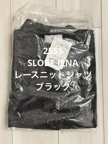 새상품 SLOBE IENA 레이스 니트 셔츠
