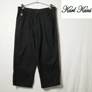 USA제 90년대 빈티지 Karl Kani 블랙 배기 팬츠 36