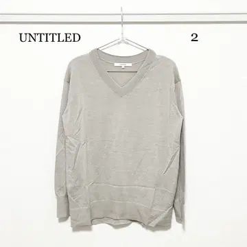 0027 UNTITLED 얇은 소재의 스웨터 2 사이즈
