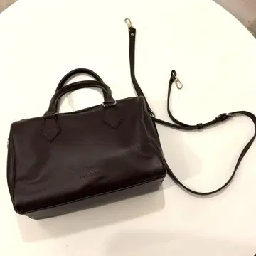 RANDEBOO 다크 브라운 보스턴 백