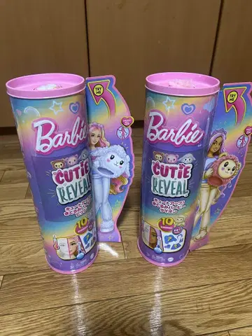 바비(Barbie) 큐트 업! 동물옷 바비 사자&양