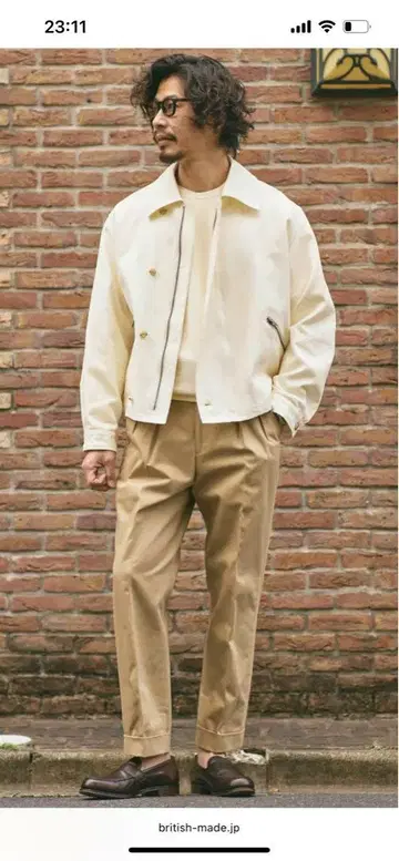 BRITISH MADE 오피서 팬츠 포츠머스