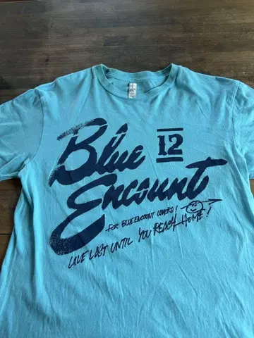BLUE ENCOUNT 티셔츠 파랑
