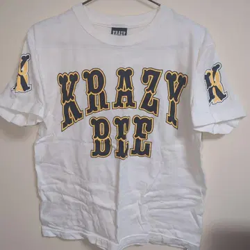 KRAZY BEE 크레이지 비 야마모토 KID 토쿠이키 화이트 티셔츠 S
