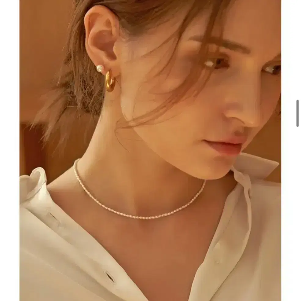 【TATIANA】Petit oval pearl necklace 韓国アクセサリー Tatiana Necklace Tatiana Petit Oval Pearl Necklace Tatiana