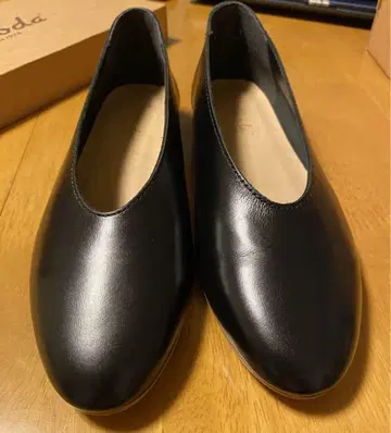 Stilmoda 블랙 플랫 슈즈 37 (소가죽)