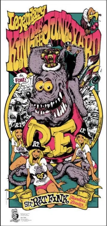 제리 King of Junk Yard rat fink
