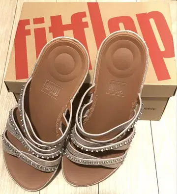 fit flop 메탈릭 핑크 비쥬 컴포트 샌들