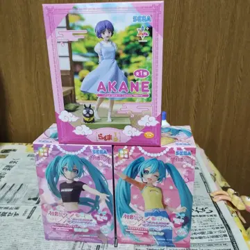 AKANE & 하츠네 미쿠 피규어 세트 란마 1/2