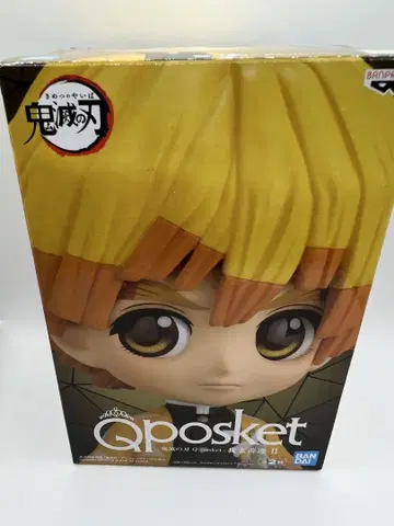 미개봉 Qposket 귀멸의 칼날 아가츠마 젠이츠 피규어