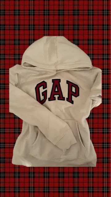GAP 베이지 후드티 L 사이즈