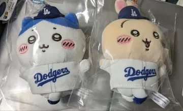 치이카와 MLB 다저스 하치와레 토끼 마스코트