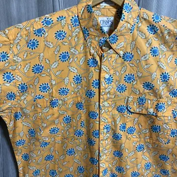 p20 빈티지 CHAPS RALPH LAUREN 버튼 다운 알로하