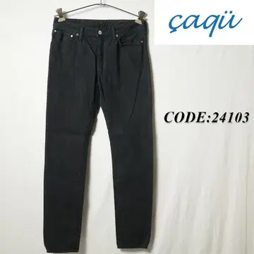caqu 사쿠 24103 블랙 데님 Size1