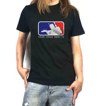 새상품 MLB 메이저리그 로고 스타 워즈 보바 페트 티셔츠