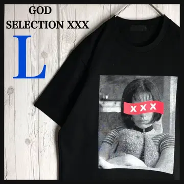 [초한정 콜라보] 갓 셀렉션 xLEON 마틸다 티셔츠 블랙 새상품급