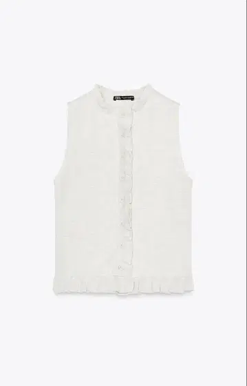 zara 소프트 프릴 상의