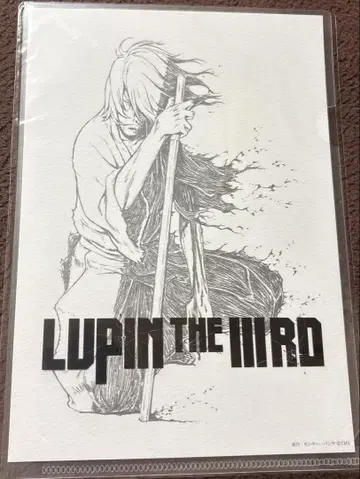 LUPIN THE IIIRD 불사신의 혈족 연필화 아트 프린트