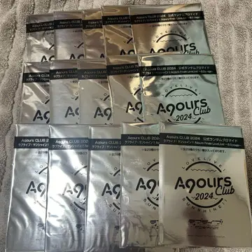 Aqours 공식 랜덤 브로마이드 피날레 영구 hours 미개봉 15장