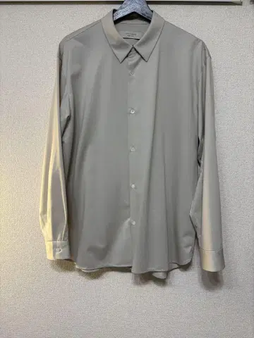 KANEMASA KNIT 레귤러 셔츠(그레이 베이지)
