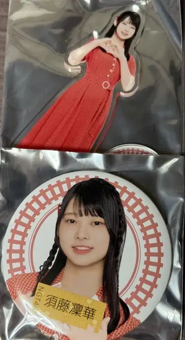 NGT48 극장 복권 스도 린카 캔뱃지 아크릴 스탠드
