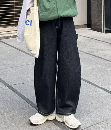CPCM 커브 페인터 데님 팬츠