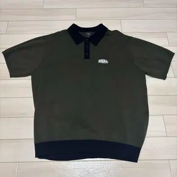 FLOWER KNIT POLO HUF 하프 피케 셔츠