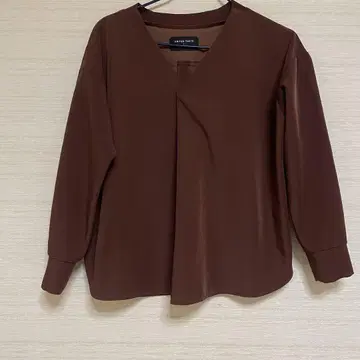 유나이티드 도쿄 여성용 블라우스 브라운 오피스