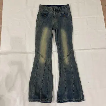 호박 포트 플레어 데님