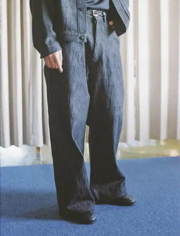 LIDNM XX SLUB BAGGY DENIM 사이즈 M