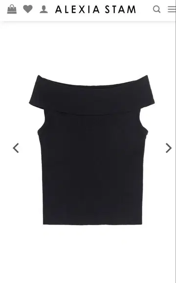 알리시아 스 Off The Shoulder Knit Top