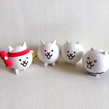 냥코 대전쟁 캡슐 토이 5종 세트 고양이 게임 캐릭터