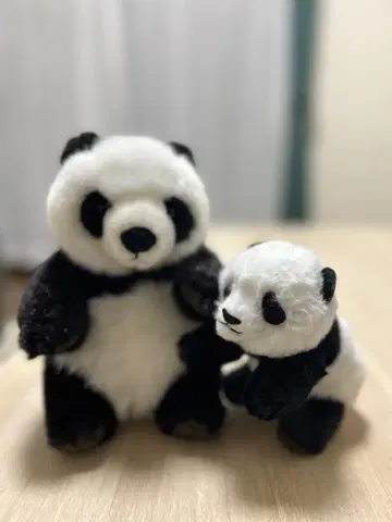우에노 동물원 팬더 봉제 인형 대소