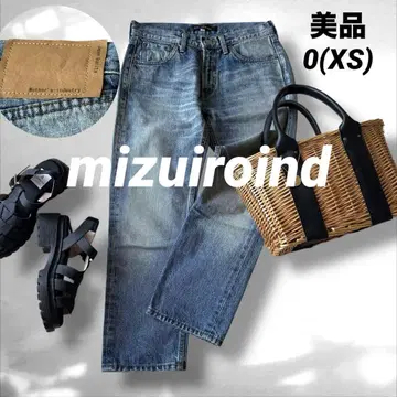 mizuiroind 미즈이로 인드 데님 팬츠 스트레이트 인디고 염색