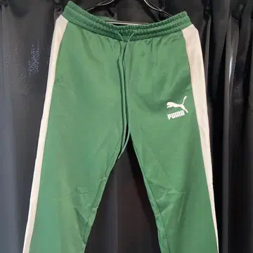 푸마 PUMA T7 트랙 팬츠 바인 그린 M