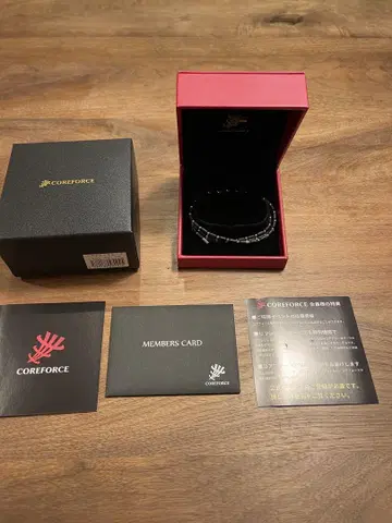 COREFORCE 블랙 비즈 팔찌