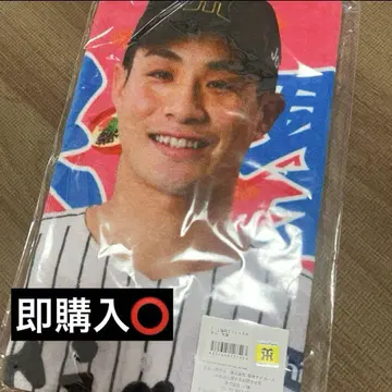 후쿠오카 한정판 한신 타이거즈 페이스 타월 기나미 쇼세이야