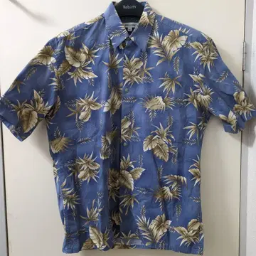 새상품급 Pierre Cardin 꽃무늬 알로하 셔츠 M